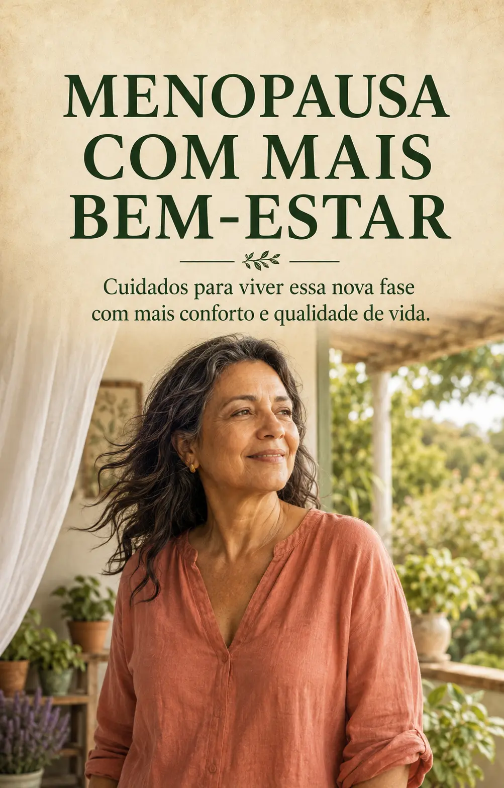 Capa do livro digital Menopausa com Mais Bem-Estar
