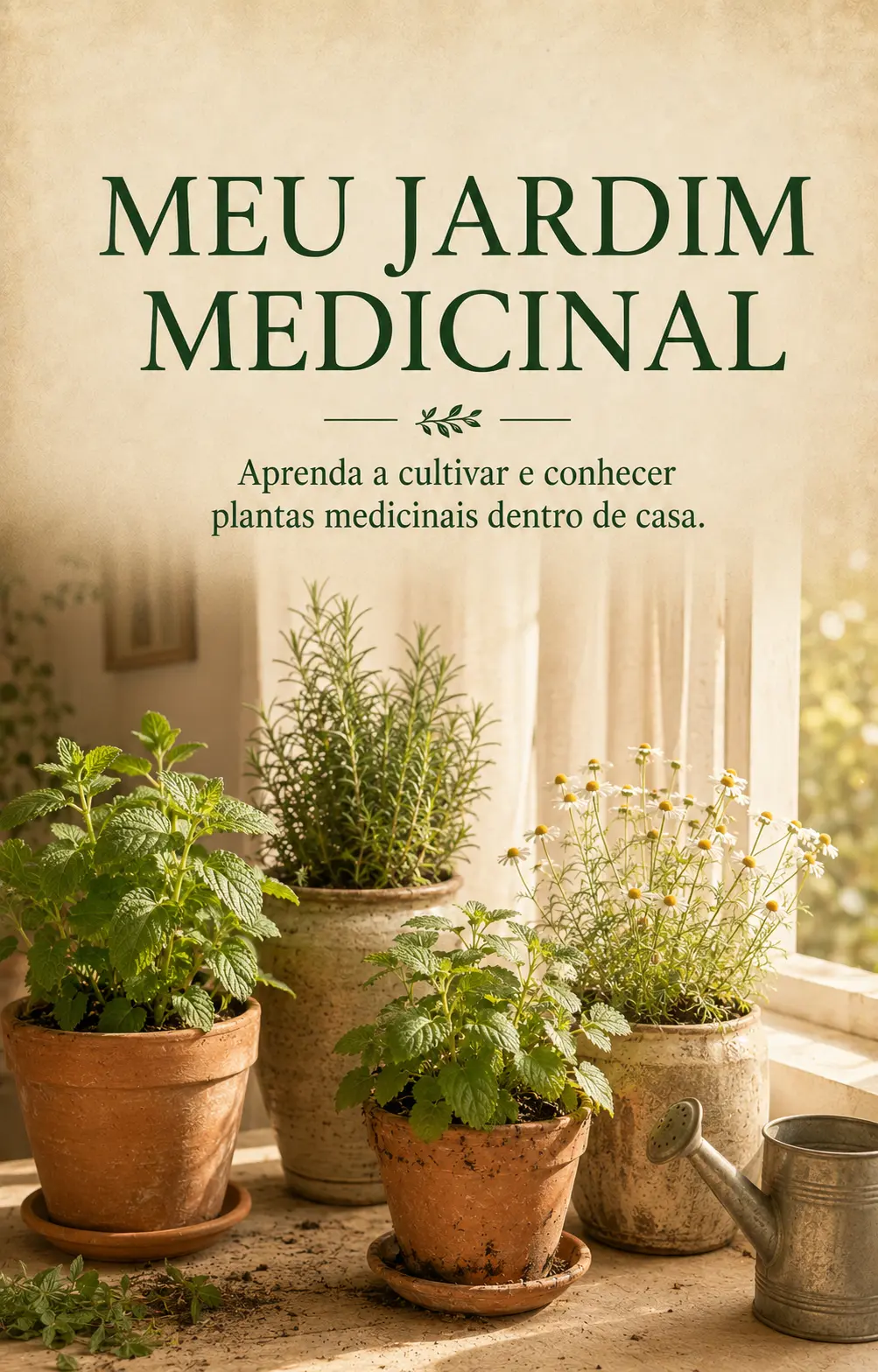 Capa do livro digital Meu Jardim Medicinal