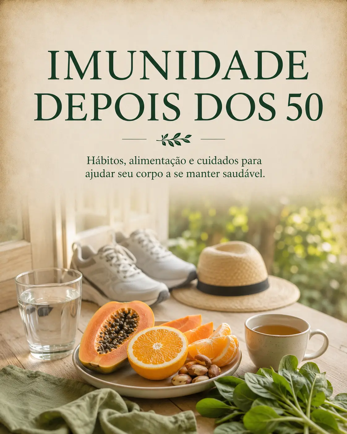 Capa do livro digital Imunidade Depois dos 50